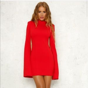 Hello Molly You Should Be Here red dress